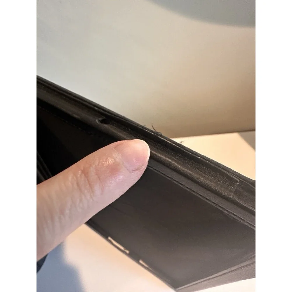 COACH Varick Nylon & Black Leather iPad Folio Case 9.5